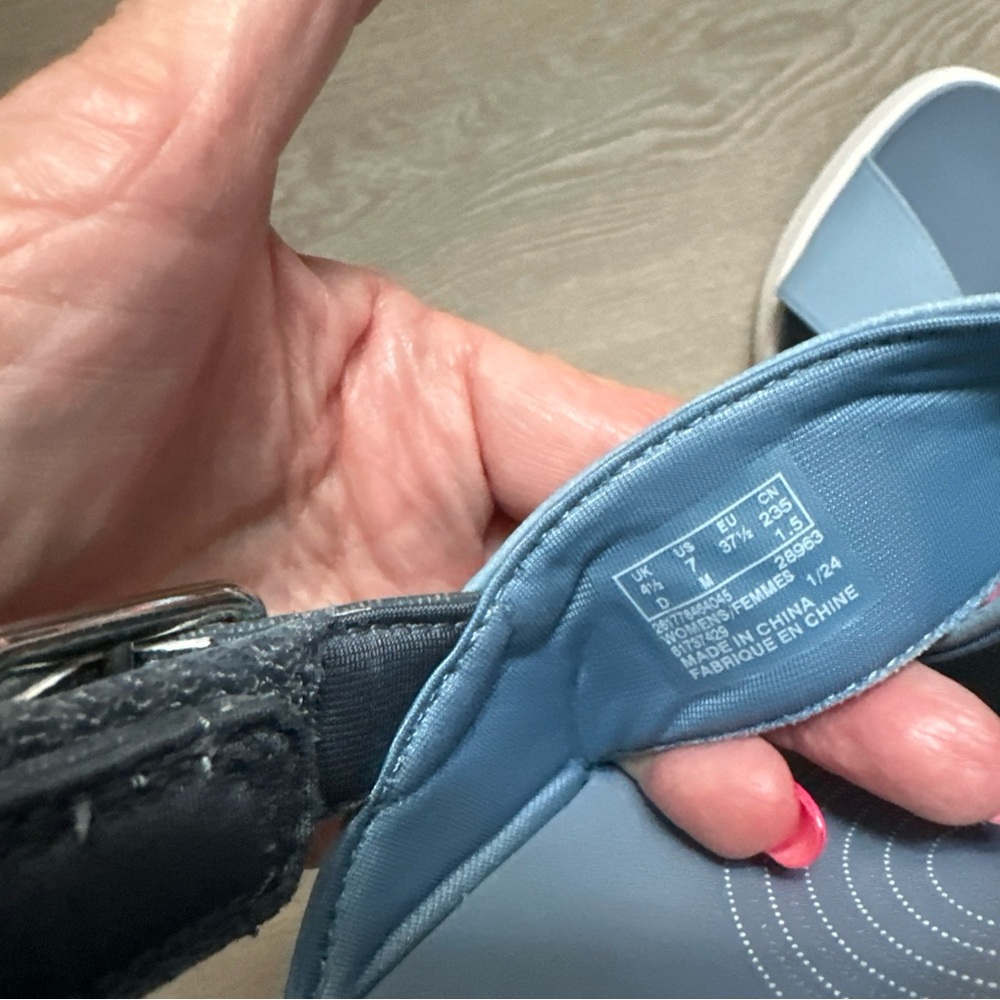 Clarks Blue Sandals - Picture 5 of 5